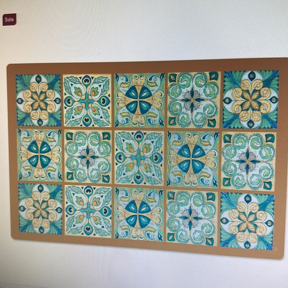 Moccardle Moroccan Tiles Anti-Fatigue Mat